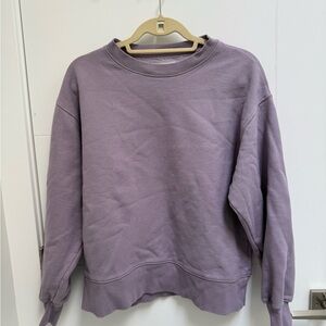 TNA Purple Crewneck Sweater Relaxed Fit